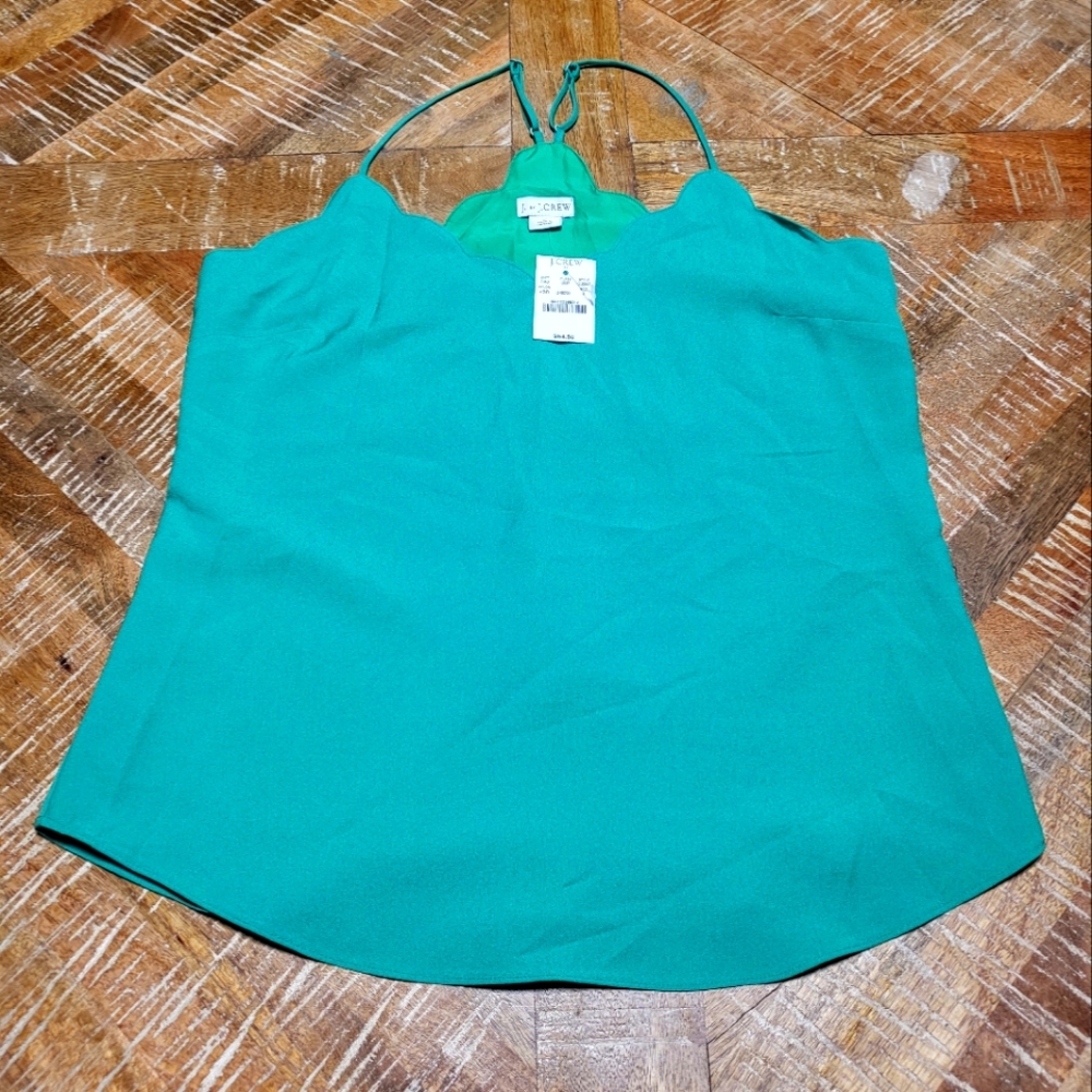 NWT| J. By J. Crew| Green Tank Top| Size 4
